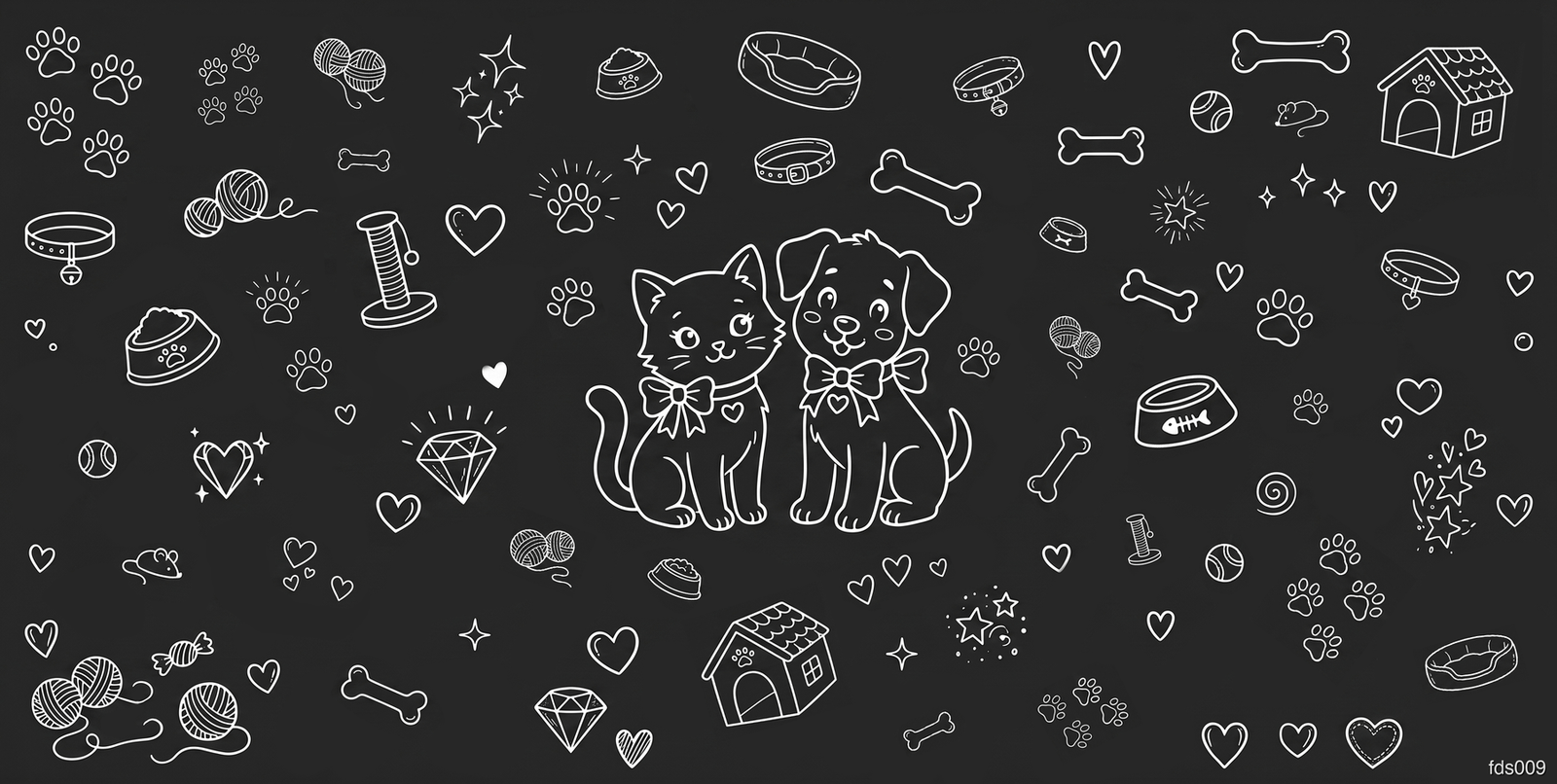 Pets bottle artwork